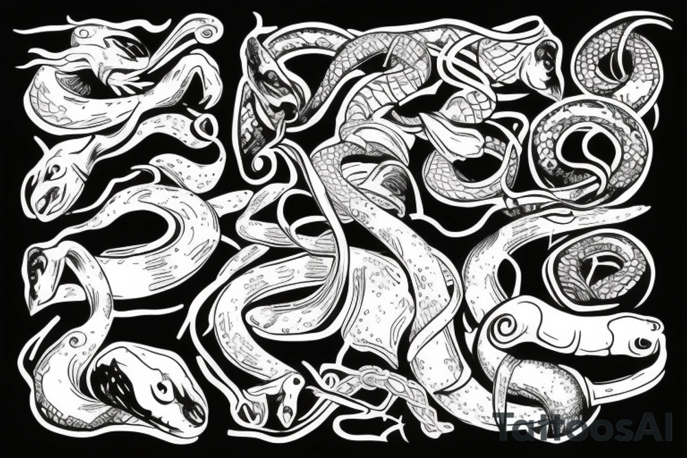 snake tattoo idea