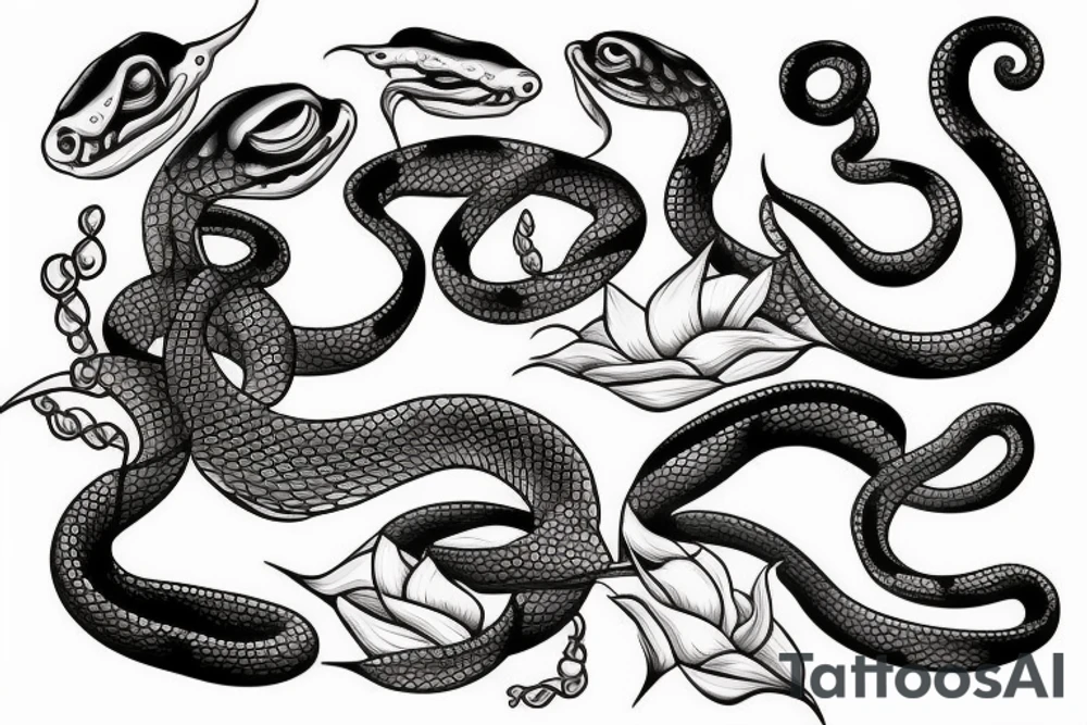 snake tattoo idea