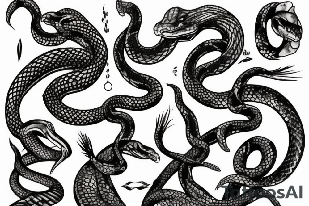 snake tattoo idea