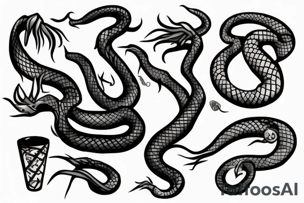 snake tattoo idea