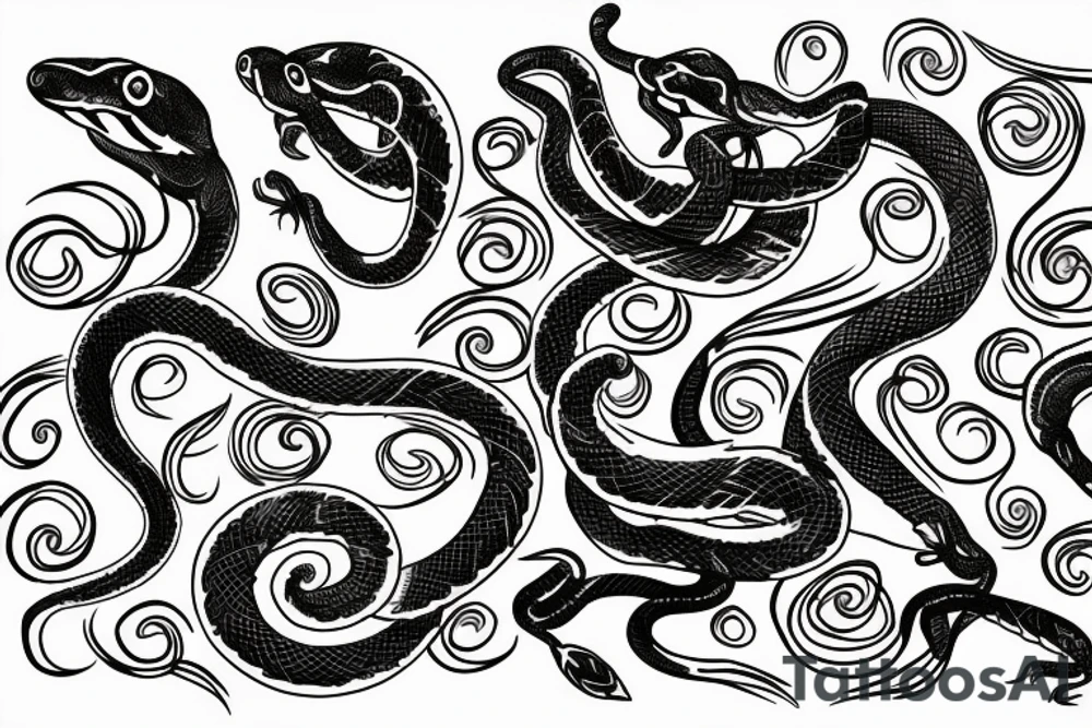 snake tattoo idea