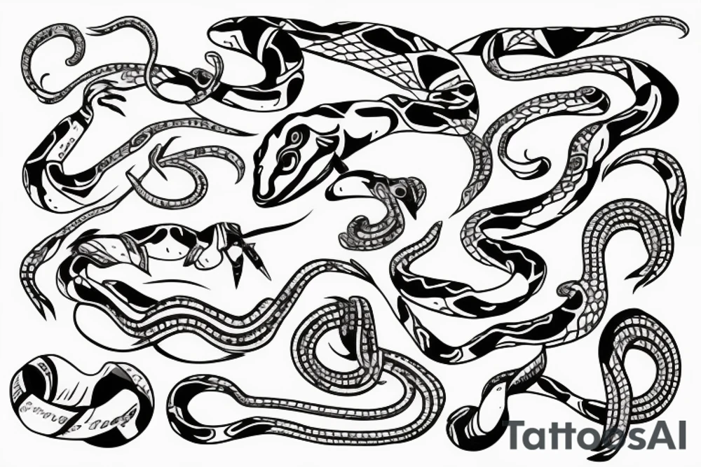 snake tattoo idea