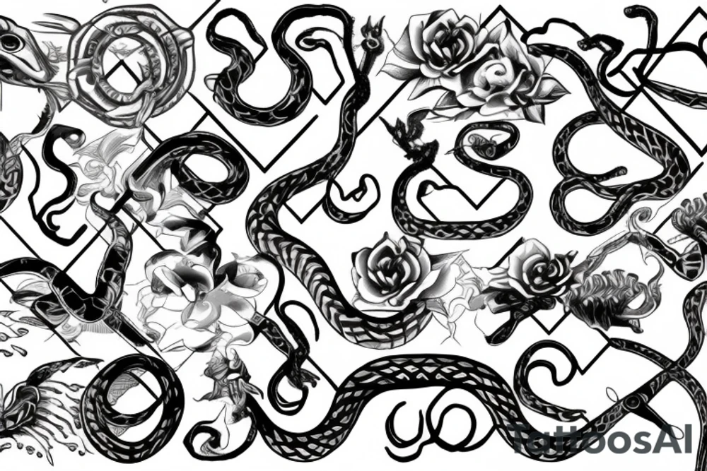 snake tattoo idea