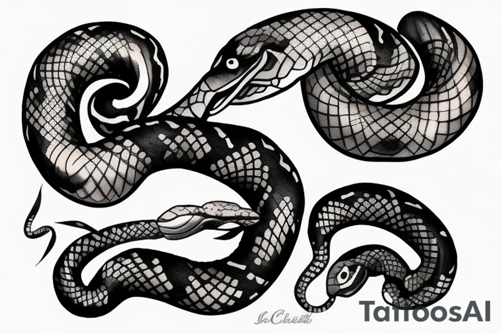 snake tattoo idea