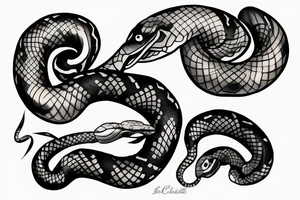 snake tattoo idea