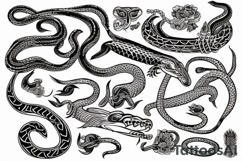 snake tattoo idea