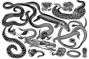 snake tattoo idea