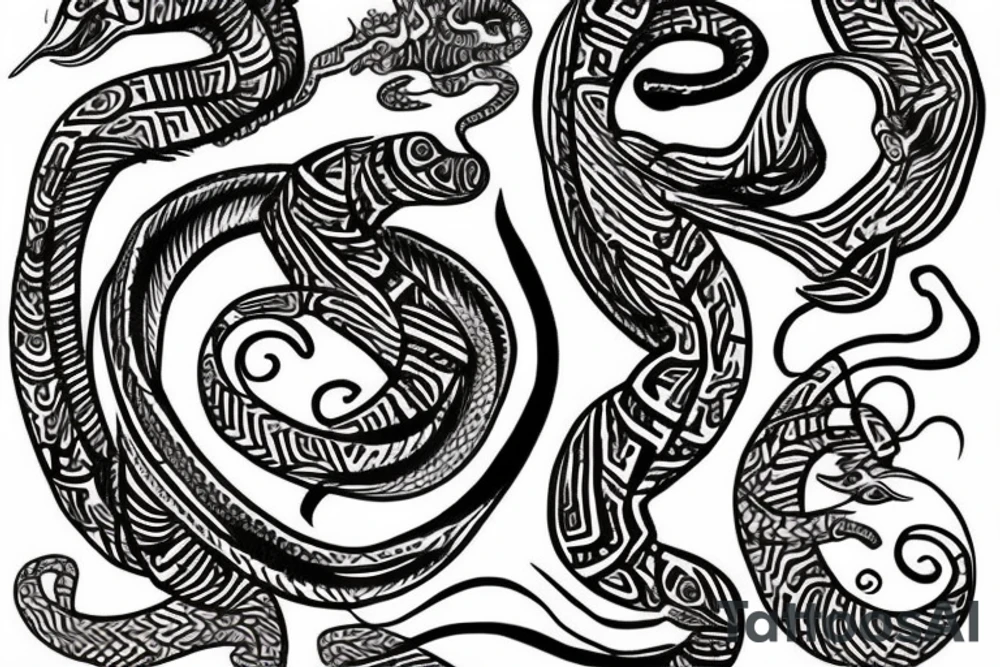 snake tattoo idea