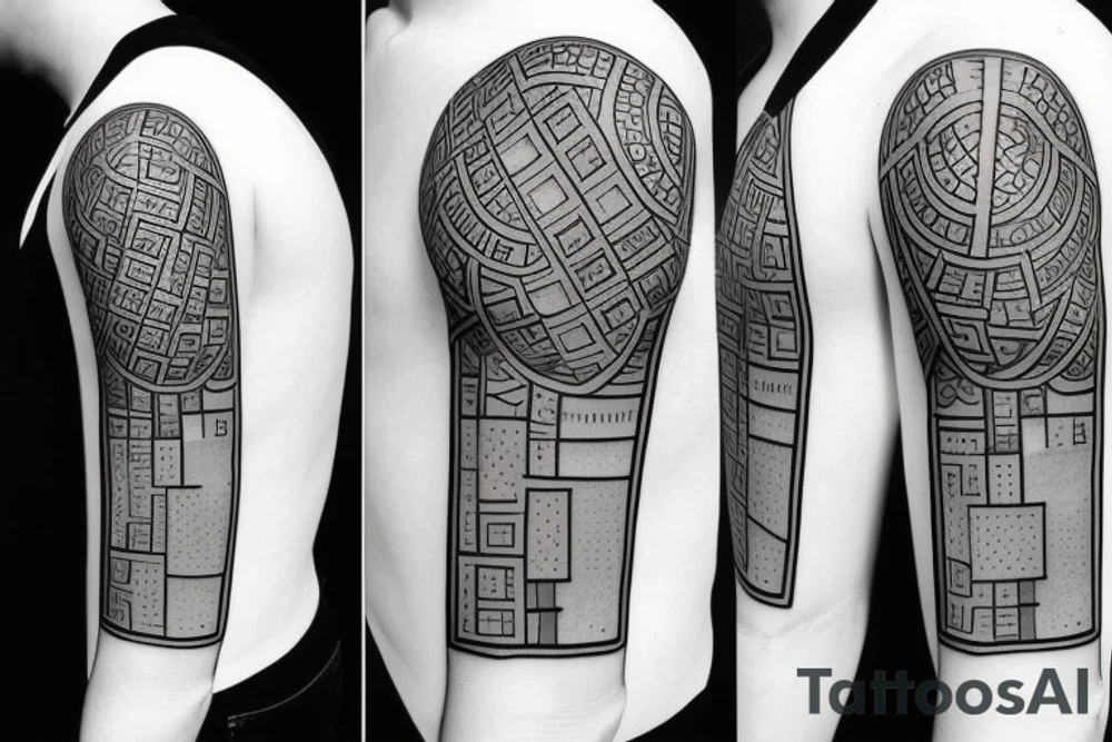 basic small Tetris block tattoo idea