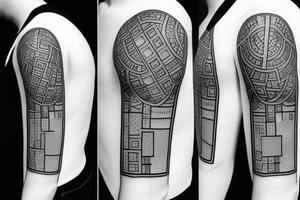 basic small Tetris block tattoo idea