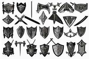Knight, Plate armor,  Sword tattoo idea