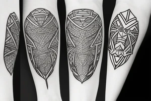 sword and shield tattoo idea