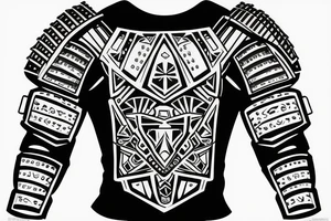 Plate armor, pauldron tattoo idea