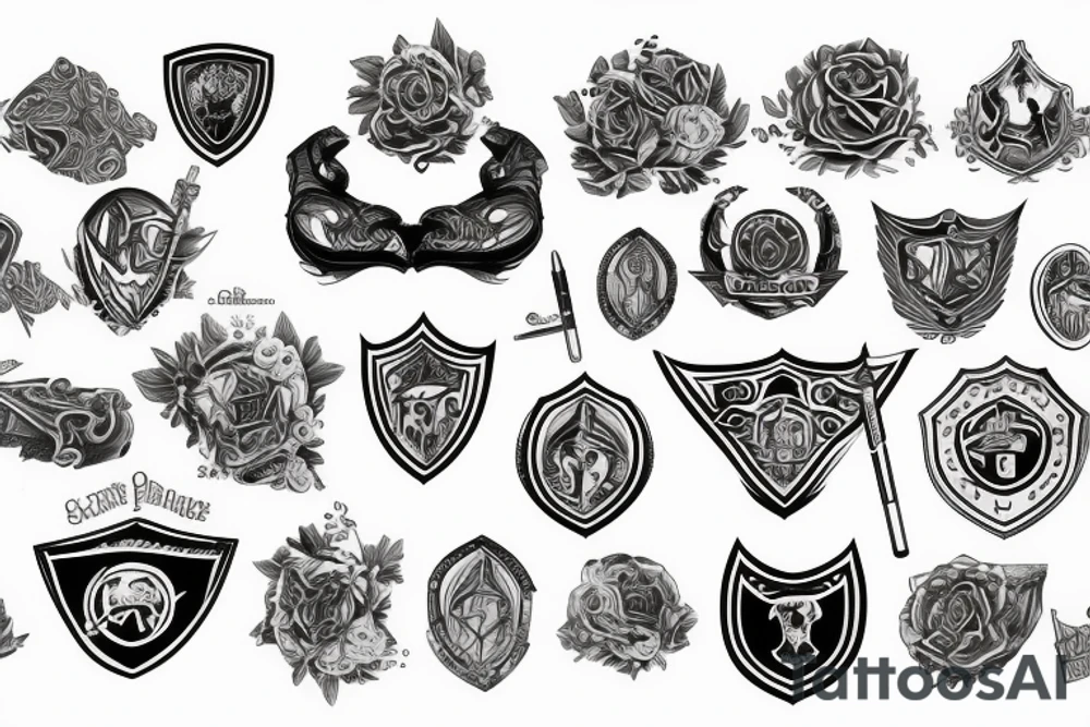 Shield tattoo idea