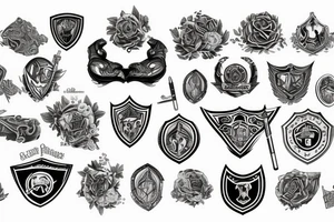 Shield tattoo idea