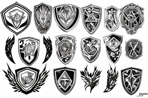 Shield tattoo idea