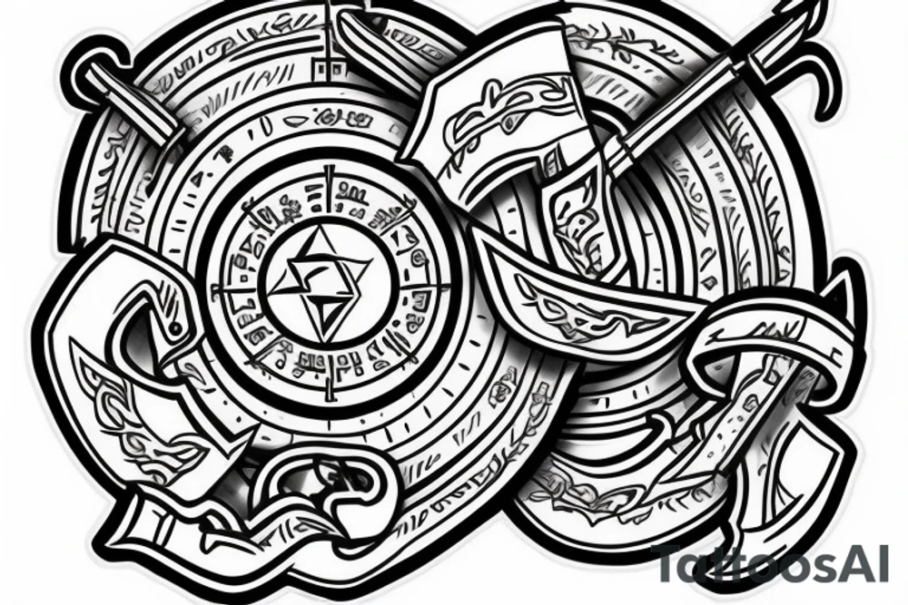 Shield tattoo idea