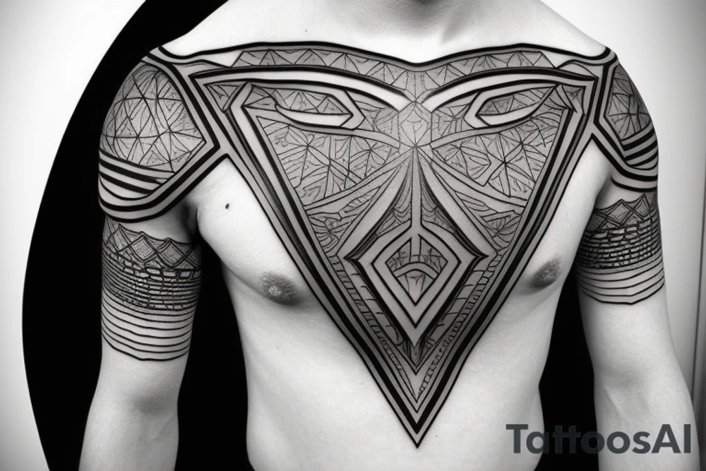 shoulder armor, plate tattoo idea