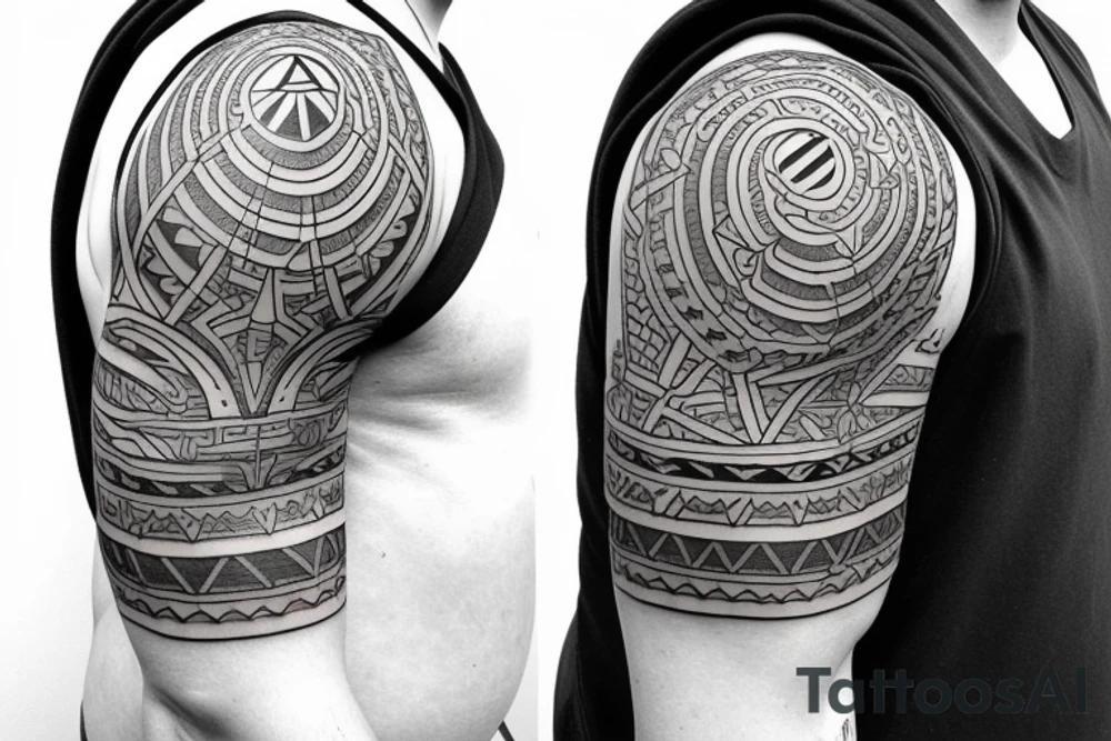 shoulder armor, plate tattoo idea