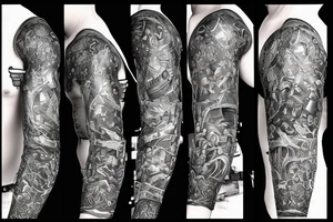 plate armor tattoo idea