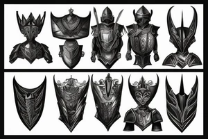 plate armor tattoo idea