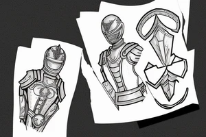 plate armor tattoo idea