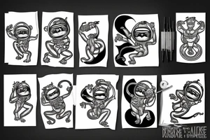 space monkey tattoo idea