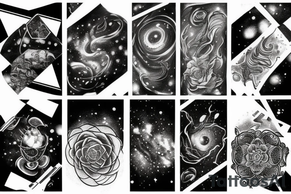galaxies tattoo idea