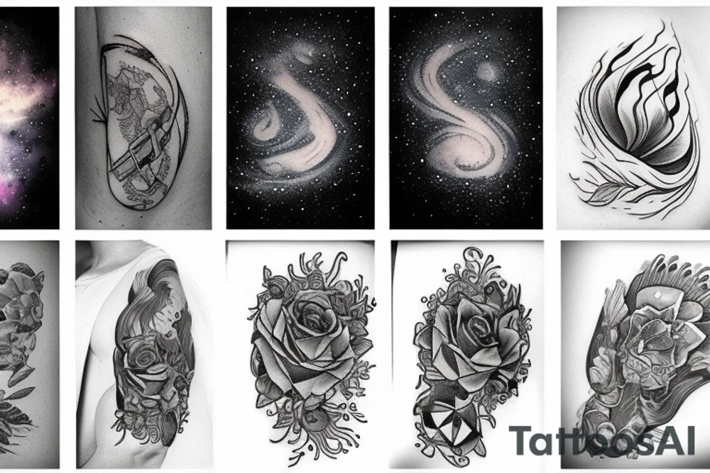 galaxies tattoo idea