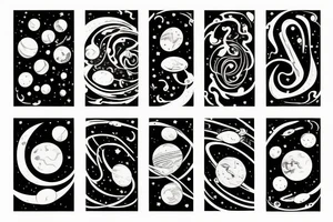 galaxies tattoo idea