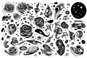 galaxies tattoo idea