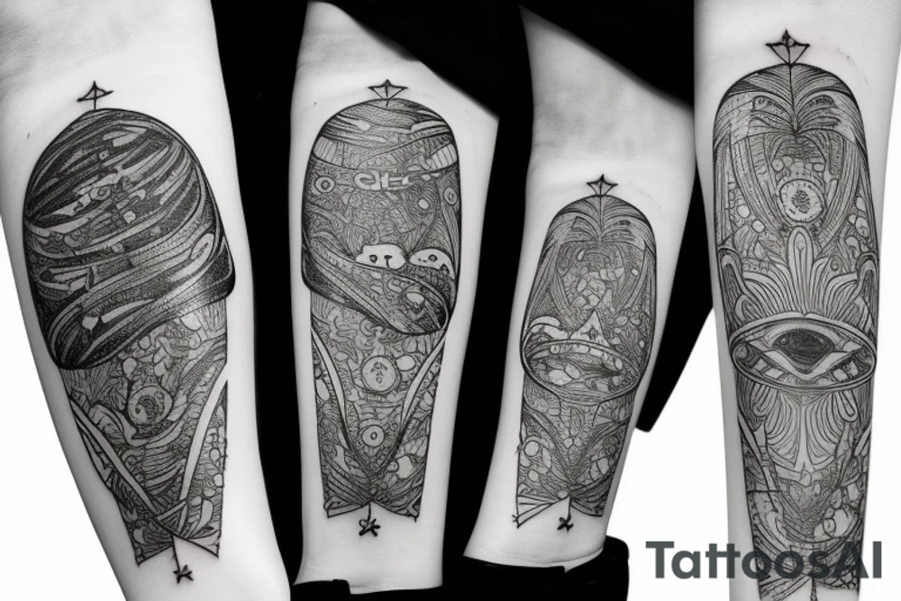 galaxies tattoo idea