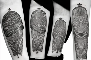 galaxies tattoo idea
