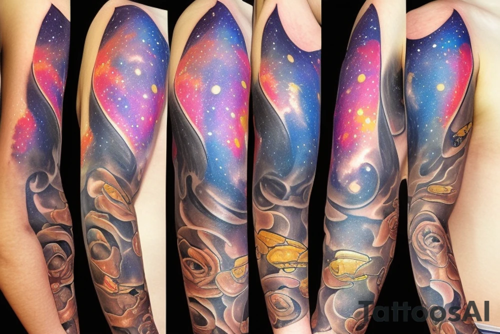 galaxies tattoo idea