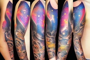 galaxies tattoo idea