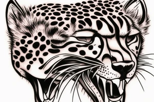 cheetah tattoo idea