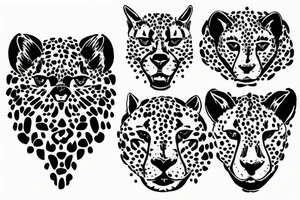 cheetah tattoo idea