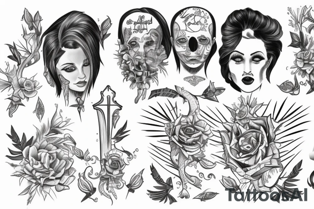 Baptized Date: April 23rd 2023 tattoo idea