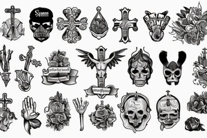 I am a sinner but beacue of christ i am saved. tattoo idea
