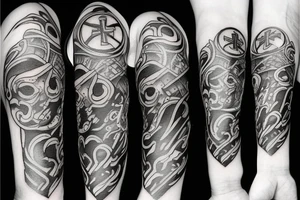 cross tattoo idea