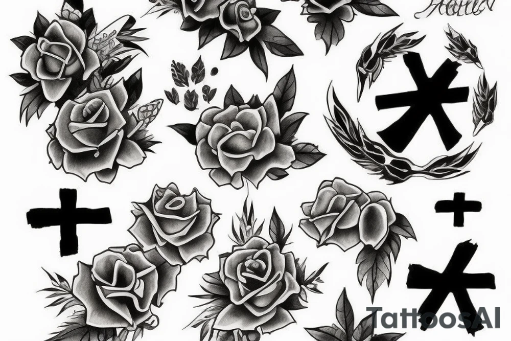 cross tattoo idea