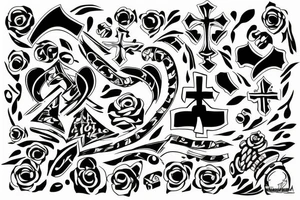 cross tattoo idea