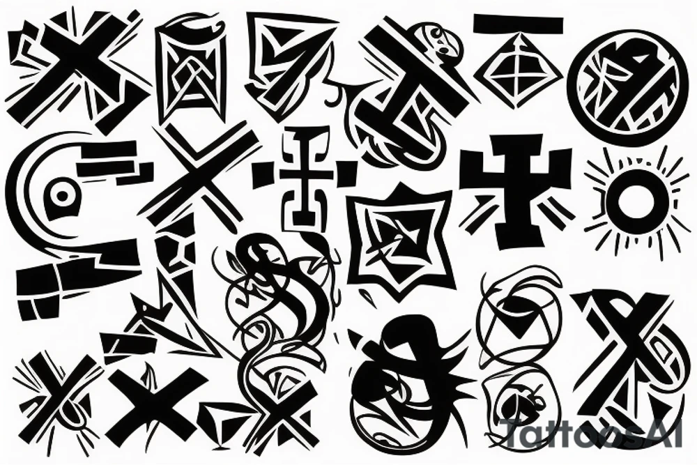 cross tattoo idea