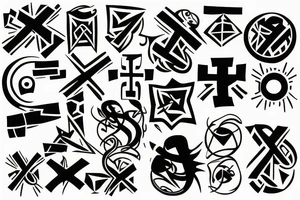 cross tattoo idea