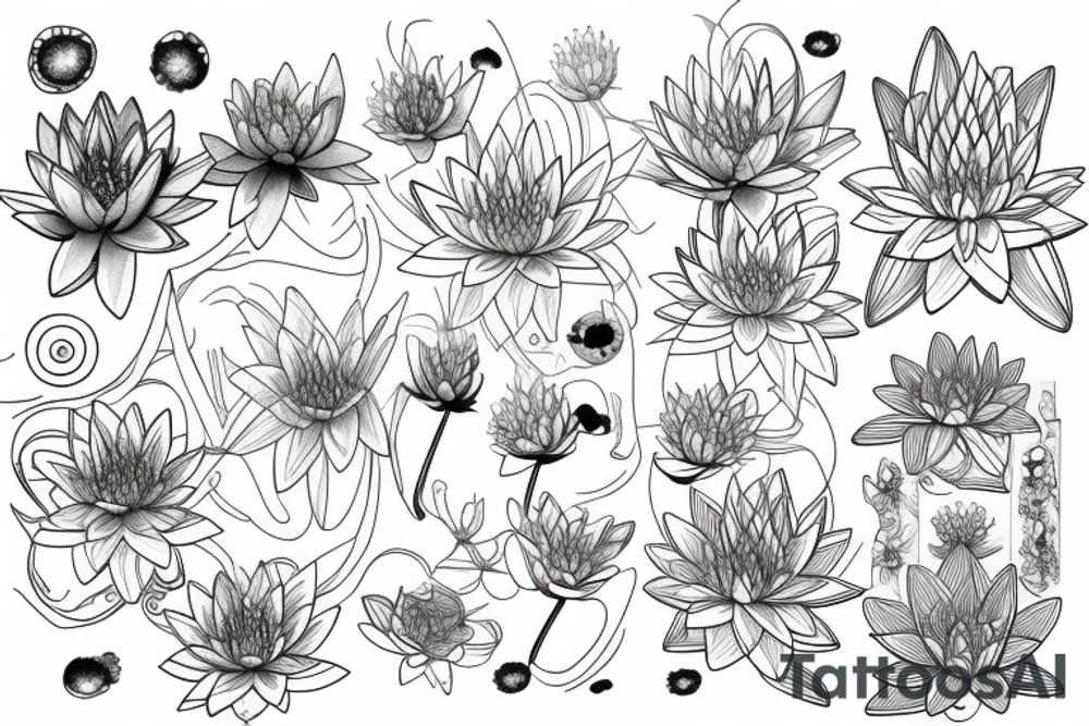 Water Lily tattoo idea