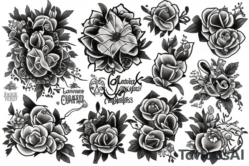 larkspur tattoo idea