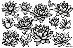 water lily tattoo idea