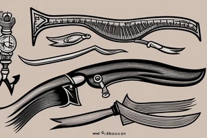 Cutthroat razor tattoo idea