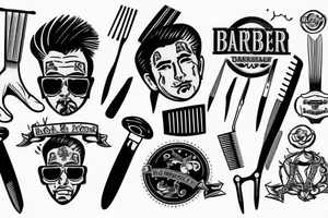 Barber tattoo idea