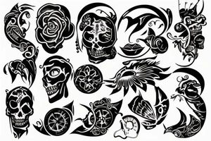 Sliced ear tattoo idea